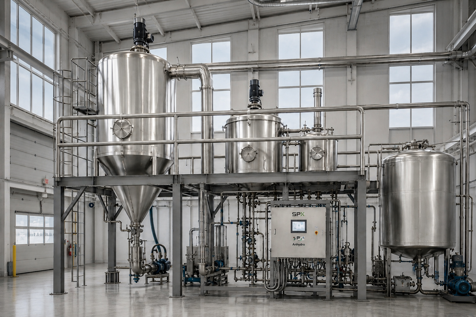 Spin flash dryer  -  industrial drying tower and process equipment